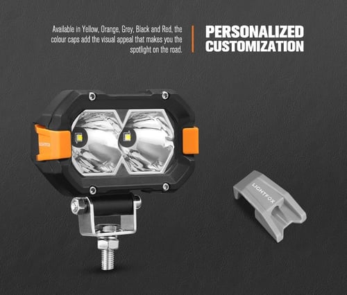 طقم كشافات 4 انش عدستين اوسرام من شركة لايت فوكس L...