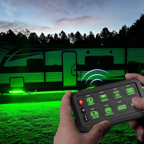 لوحة تحكم لاسلكي 8 خط مع إمكانية التحكم عن بعد