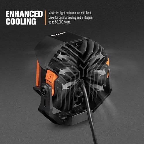 طقم كشافات 5 انش pro عدسات اوسرام من شركة لايت فوك...