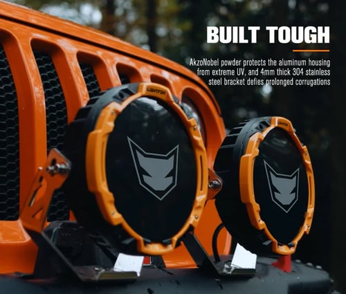 طقم كشافات 9 انش عدسات اوسرام من شركة لايت فوكس LI...