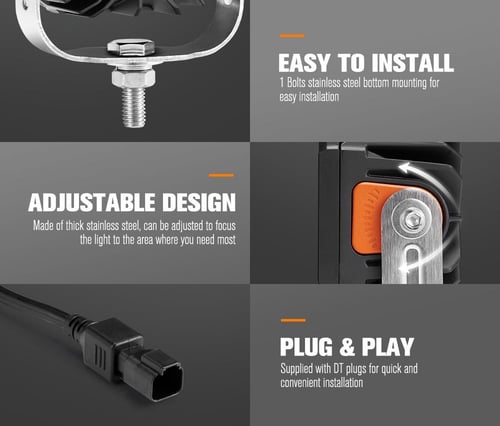 طقم كشافات 5 انش 5 عدسات اوسرام من شركة لايت فوكس...