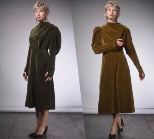 SIRVANSA VELVET DRESS