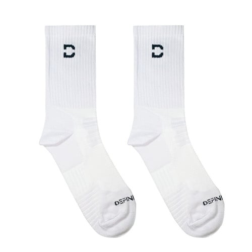 جوارب طويلة - 2 ابيض