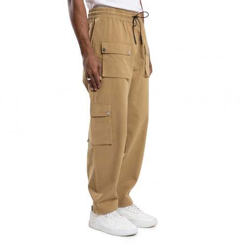 بنطال كارجو بجيوب متعددة - بني