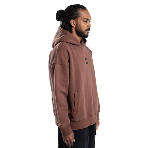 هودي قطن أوفر سايز - بني