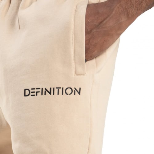 بنطال قطن سحاب بالكاحل - بيج