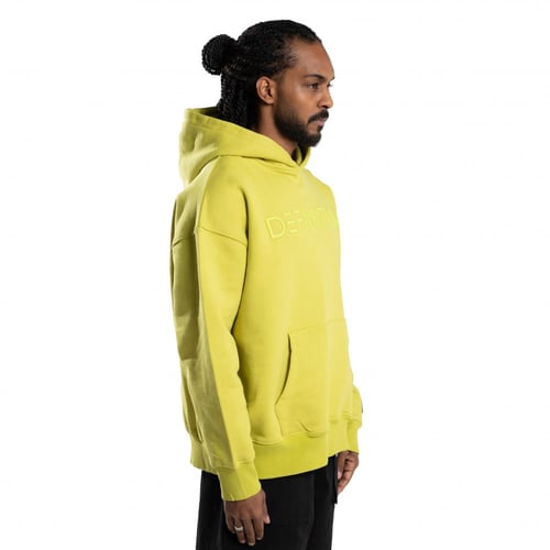 هودي قطن أوفر سايز - فسفوري