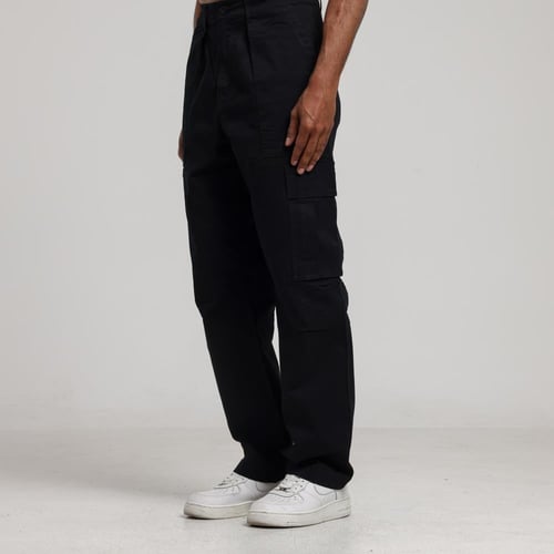 بنطلون بجيوب متعددة - اسود