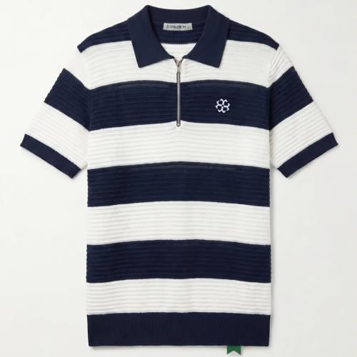 Men’s Black and White Polo Shirt