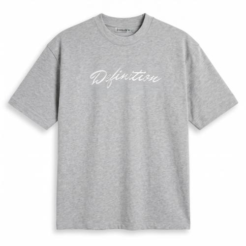 Men's Grey Oversized T-Shirt by Definition