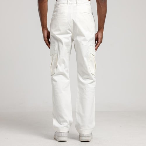 بنطلون بجيوب متعددة - اوف وايت