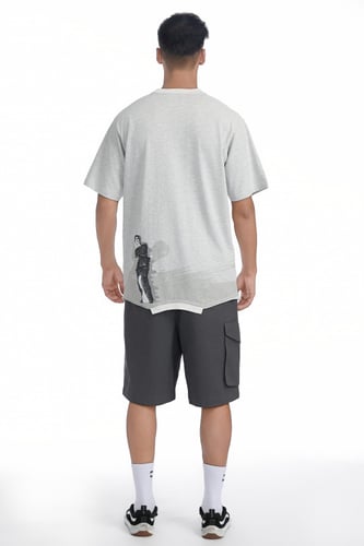 تيشيرت دفنيشن اكس - ابيض