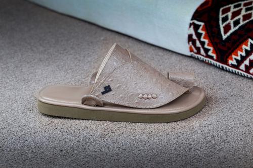 جلد نعام بيج كامل (يفضل طلب مقاس اكبر)