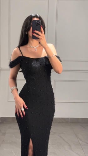 فستان سهرة اوف شولدر Black