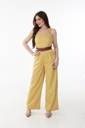 جمبسوت بلون أصفر دافئ