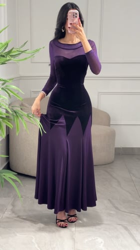 فستان فخم طويل