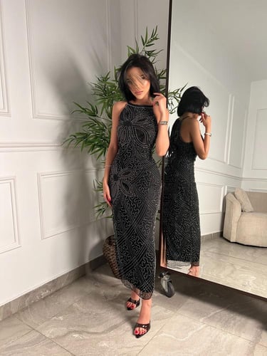 فستان شك بنمط الزهور