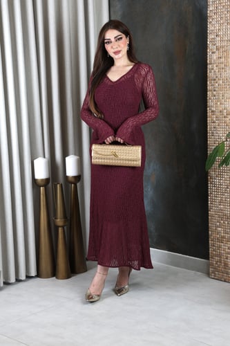 فستان ناعم دانتيل