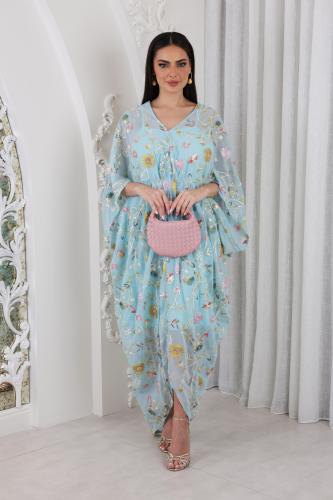 قفطان قطعتين مطرز ~