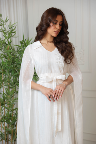 جلابية محبوكة بتطريز ~