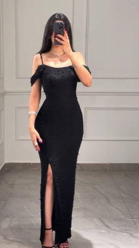 فستان سهرة اوف شولدر Black