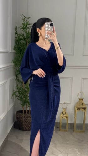 فستان سهره بلمعه بثنايا