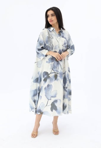 قفطان بطابع الورود -