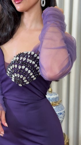 فستان سهرة طويل سترابلس