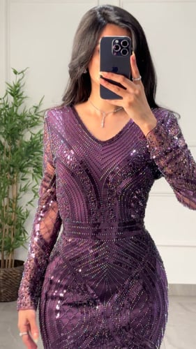 فستان سهره شك موف
