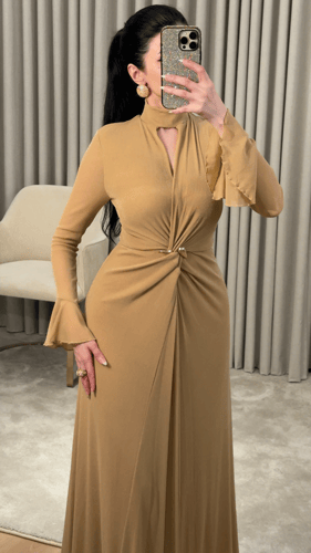 فستان اتزماين – درابيه على الخصر