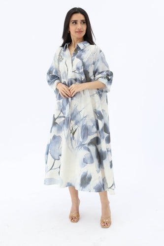 قفطان بطابع الورود -