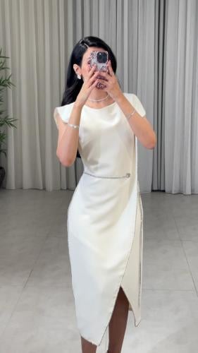 فستان ميد ناعم باكسسوار ~