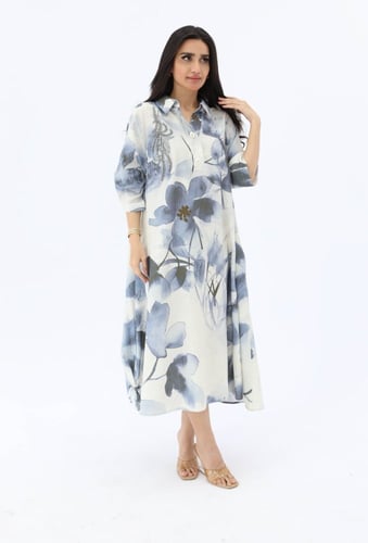 قفطان بطابع الورود -