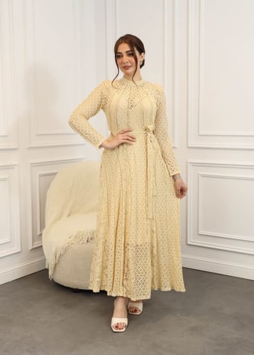 فستان دانتيل ماكسي