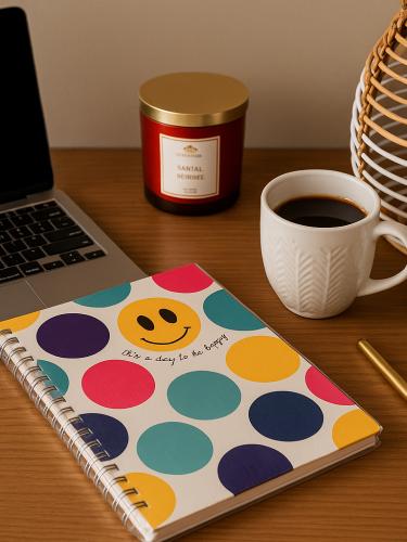 دفتر سميللي مبهج – لتدوين يومياتك بابتسامة كل يوم