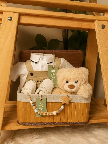 طقم هدية فخم للمولود من تيد بيكر – طقم بيج أنيق مع...