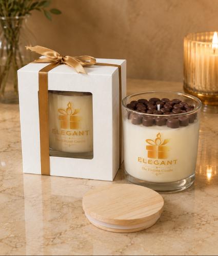 Elegant Candle | شمعة حبيبات القهوة الفاخرة – شموع...