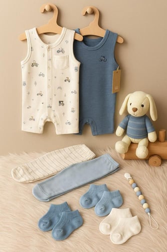 هدية مواليد فاخرة من ماركة ماماز& باباز