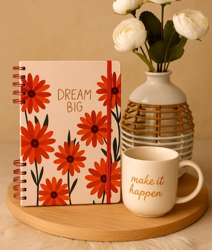 هدية أنيقة للبنات والطالبات دفتر “Dream Big” بنقشة...