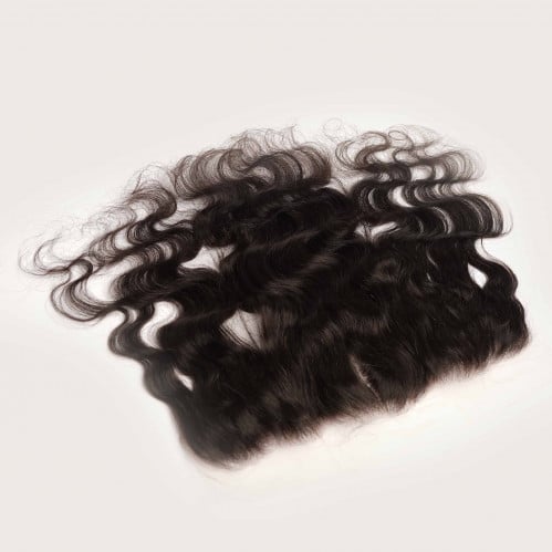 نص باروكة اماميه ويفي دانتيل الحجم من الاذن الى ال...