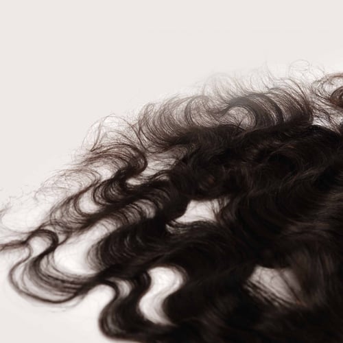 نص باروكة اماميه ويفي دانتيل الحجم من الاذن الى ال...