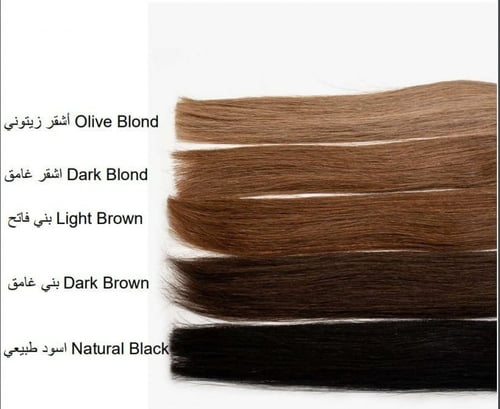 اكستنشن كلبس شعر ويفي قطعة كثافة 100 جرام