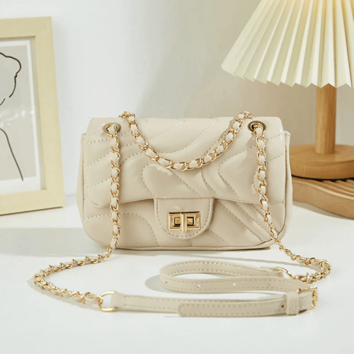 حقيبة كتف بسلسلة عصرية