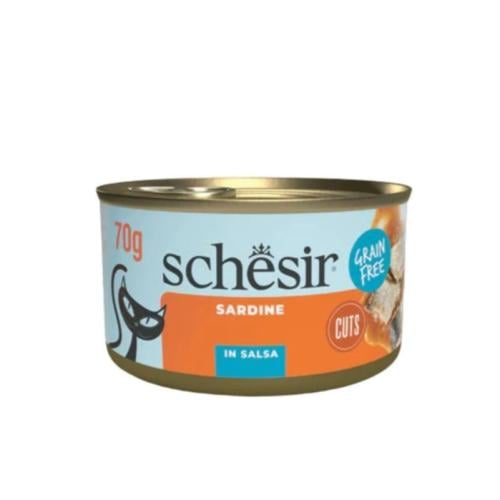 شيزر طعام رطب بنكهة السردين للقطط البالغة (70 غرام...