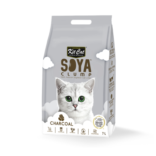 كت كات رمل الصويا الفحم 7 لتر