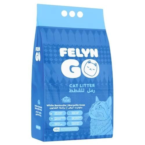 فيلاين قو رمل للقطط برائحة الصابون المنعش 10 لتر