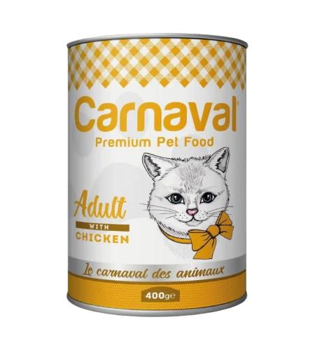 كارنفال طعام رطب للقطط البالغة بنكهة الدجاج 400 جر...