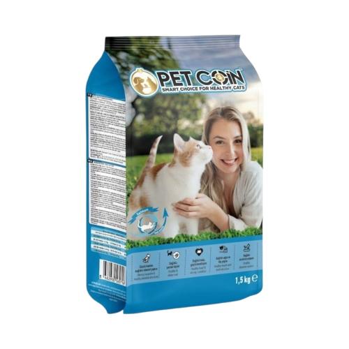 بتكوين طعام للقطط البالغة بنكهة السالمون 1.5 كيلو