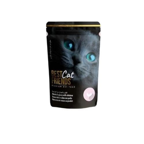 بيست فريندز قطع اظرف الدجاج للقطط الصغيرة بالصلصة...