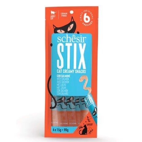شيزر مكافات بنكهة السلمون للقطط 15x6 جم